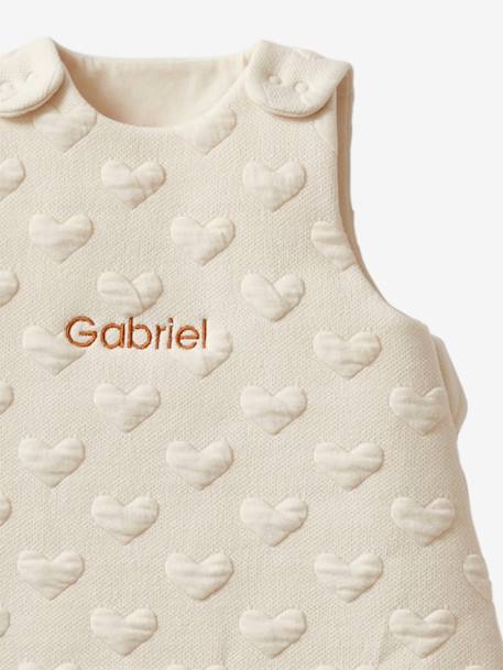 Gigoteuse JACOEURS personnalisable beige - vertbaudet enfant 