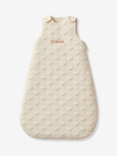 Gigoteuse JACOEURS personnalisable beige - vertbaudet enfant 