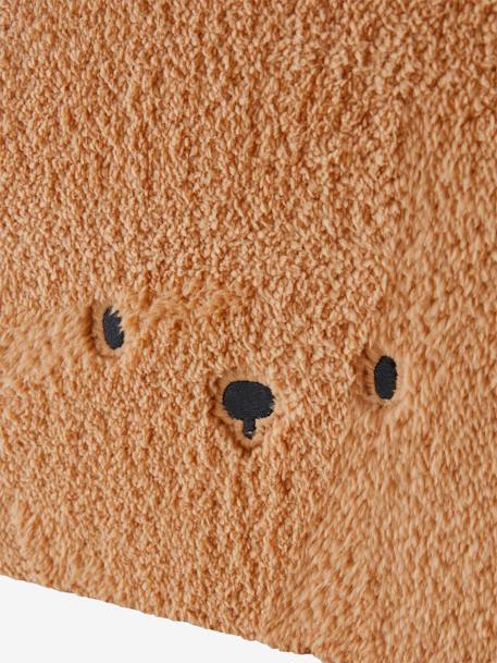 Bac de rangement en sherpa Ourson camel - vertbaudet enfant 