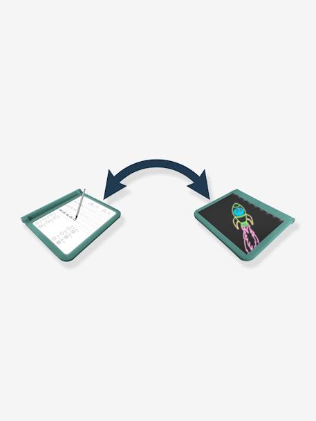 KIDYDRAW-PRO - Mobiele lichttafel - KIDYWOLF kaki+rozen - vertbaudet enfant 