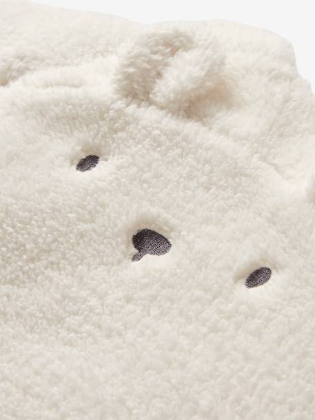 Gigoteuse hiver manches amovibles en polaire Ours GREEN FOREST beige foncé+écru - vertbaudet enfant 