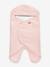 Couverture Babynomade double polaire rose poudré+vert sauge - vertbaudet enfant 