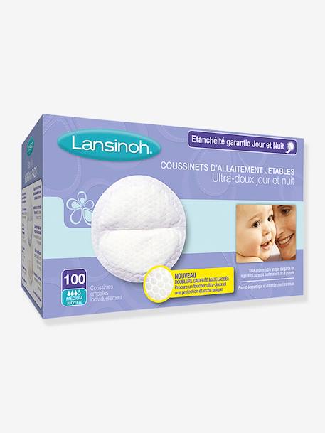 Coussinets d'allaitement jetables 100 pièces blanc - vertbaudet enfant 