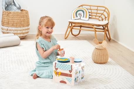 Service Picnic - Vert Azur - bleu - vertbaudet enfant 