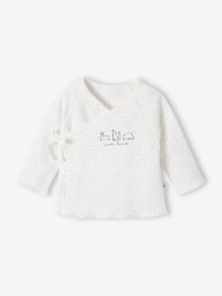 Baby-T-shirt, coltrui-Babyhemdje voor pasgeborenen van biologisch katoen
