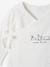 Brassière bébé naissance en coton bio blanc imprimé+écru - vertbaudet enfant 