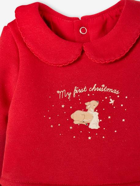 Kerstset voor baby's: jurk, hoofdband en maillot rood - vertbaudet enfant 