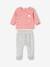 Kerstpyjama voor baby's van fluweel gemêleerd grijs - vertbaudet enfant 