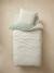 Parure housse de couette enfant et taie d'oreiller avec coton recyclé NOMAD vert imprimé - vertbaudet enfant 