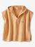 Poncho de bain bébé avec coton recyclé personnalisable Animal abricot+beige+ocre+olive - vertbaudet enfant 