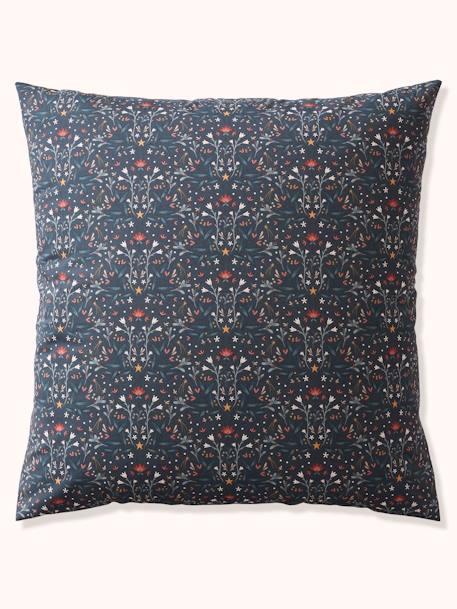 Parure housse de couette enfant et taie d'oreiller BROCÉLIANDE, avec coton recyclé vert imprimé - vertbaudet enfant 