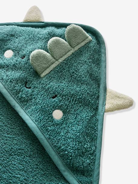 Cape de bain et gant DRAGON vert - vertbaudet enfant 