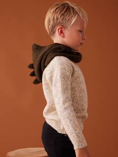 Jongenstrui met ronde kraag van luchtig getwijnd tricot  - vertbaudet enfant
