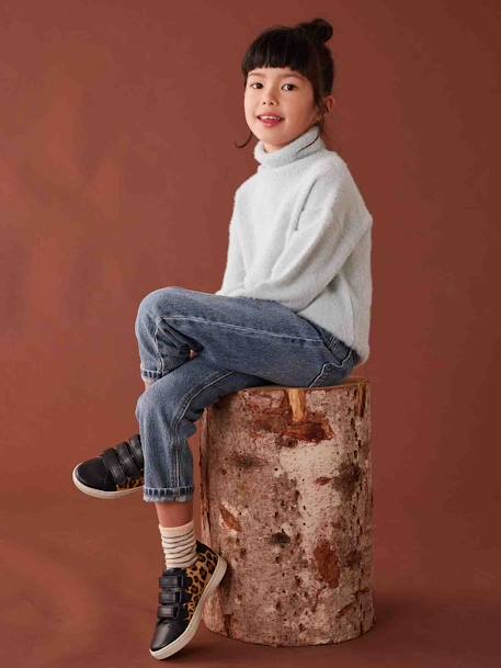Losse boyfriendjeans voor meisjes. stone - vertbaudet enfant 