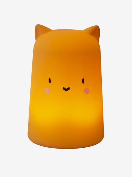 Nachtlampje Tijger ORANGE MOYEN UNI AVEC DECOR - vertbaudet enfant 