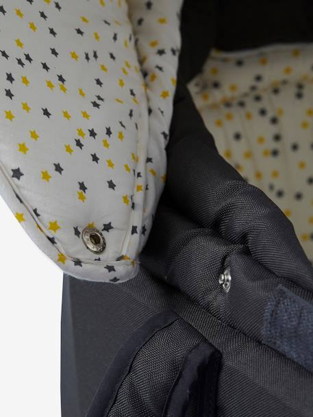 Couffin souple anthracite/étoiles - vertbaudet enfant 