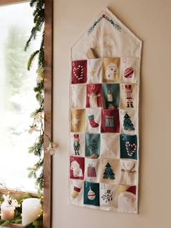 Linnengoed en decoratie-Decoratie-Kader, affiche, fotolijsten-Adventskalender Merry Christmas