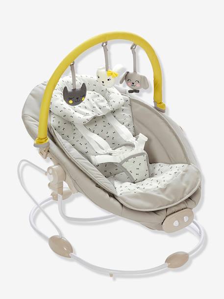 Balancelle avec arche de jeux Babyswing gris - vertbaudet enfant 