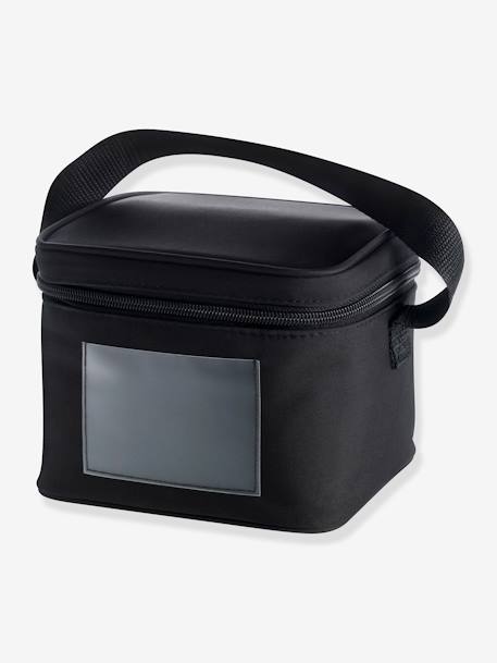 Cooler Bag - Compartiment et bloc réfrigérant + 4 biberons noir - vertbaudet enfant 