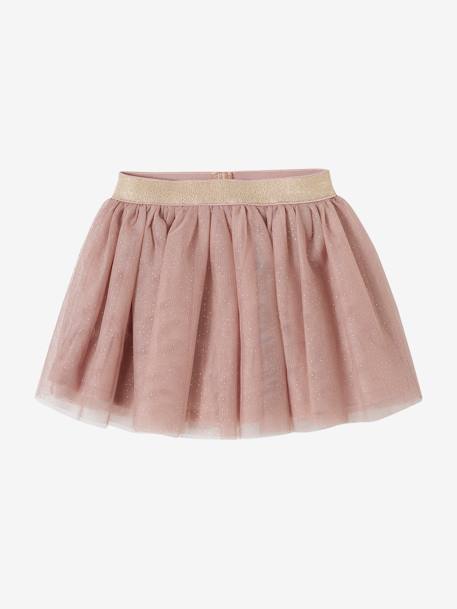 Ensemble bébé fille T-shirt à collerette jupon tulle écru - vertbaudet enfant 