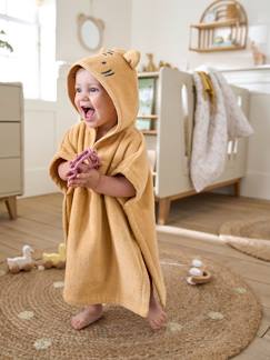 Linge de maison et décoration-Poncho de bain bébé avec coton recyclé personnalisable Animaux