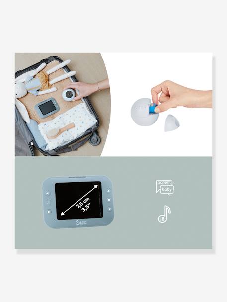 Babyphone video Yoo Roll blanc - vertbaudet enfant 