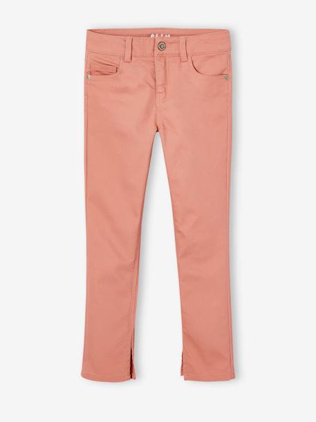 Pantalon slim indestructible fille poches coeurs au dos blush - vertbaudet enfant 