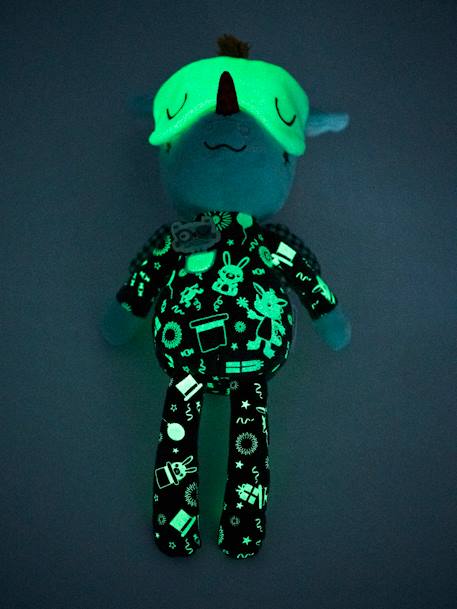 Peluche Ami de la nuit - LILIPUTIENS rose+vert - vertbaudet enfant 