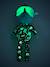 Peluche Ami de la nuit - LILIPUTIENS rose+vert - vertbaudet enfant 