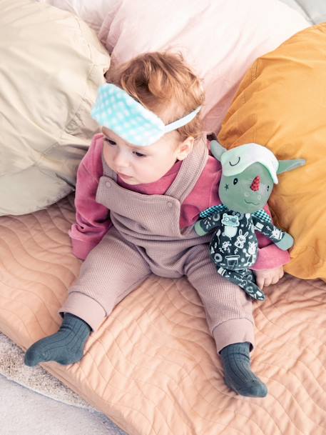 Peluche Ami de la nuit - LILIPUTIENS rose+vert - vertbaudet enfant 