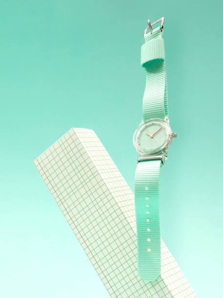 Montre enfant Et'Tic framboise+vert - vertbaudet enfant 