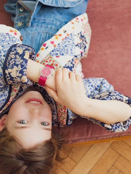 Montre enfant Et'Tic framboise+vert - vertbaudet enfant 