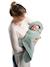 Deken BEABA Babynomade® met fleece voering roze (poederkleur)+saliegroen - vertbaudet enfant 