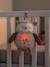 Peluche aide au sommeil lumineuse et sonore Deluxe Ollie la chouette gris - vertbaudet enfant 