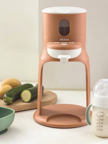 Préparateur de biberon 2 en 1 Bib'Expresso bleu+terracotta+WHITE GREY - vertbaudet enfant 