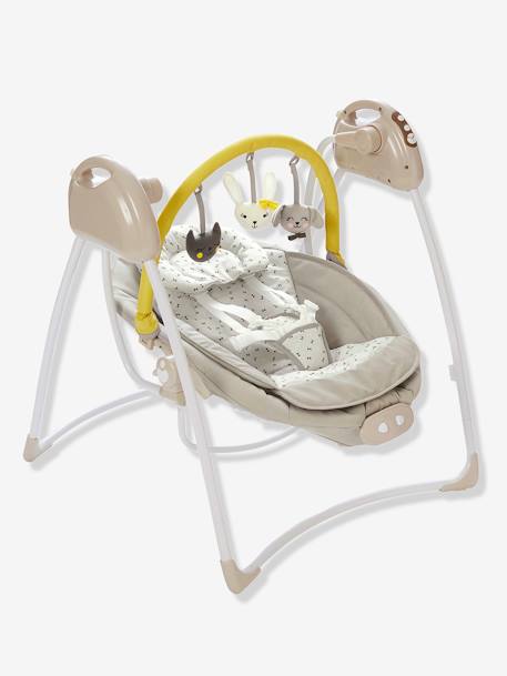 Balancelle avec arche de jeux Babyswing gris - vertbaudet enfant 