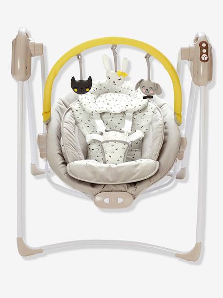 Balancelle avec arche de jeux Babyswing gris - vertbaudet enfant 