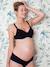 Zwangerschaps- en borstvoedingsbeha van biokatoen en kant Biotiful Lace ENVIE DE FRAISE zwart - vertbaudet enfant 