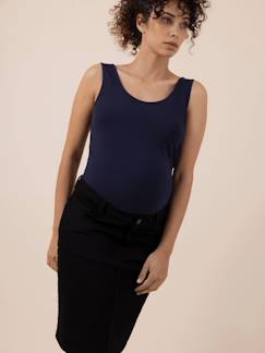 Vêtements de grossesse-Jupe-Jupe en jean de grossesse June