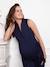 Combinaison grossesse Trisha Tank marine+noir - vertbaudet enfant 