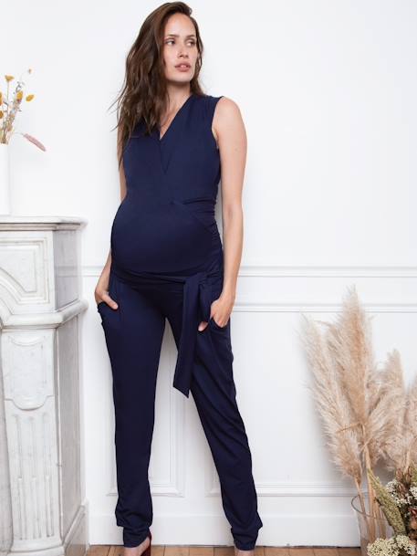 Zwangerschapspak Trisha Tank ENVIE DE FRAISE marineblauw+zwart - vertbaudet enfant 