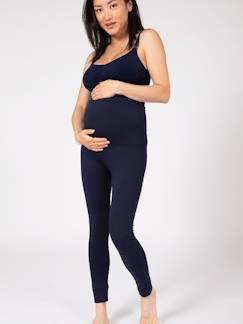 Zwangerschapskleding-Lange eco-vriendelijke zwangerschapslegging met hoge taille