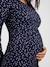 Zwangerschapstop Line Ls ENVIE DE FRAISE marineblauw - vertbaudet enfant 