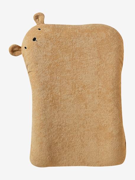 Lot 2 housses matelas à langer animaux bleu grisé+blush+multicolore+noisette+noix de pécan - vertbaudet enfant 