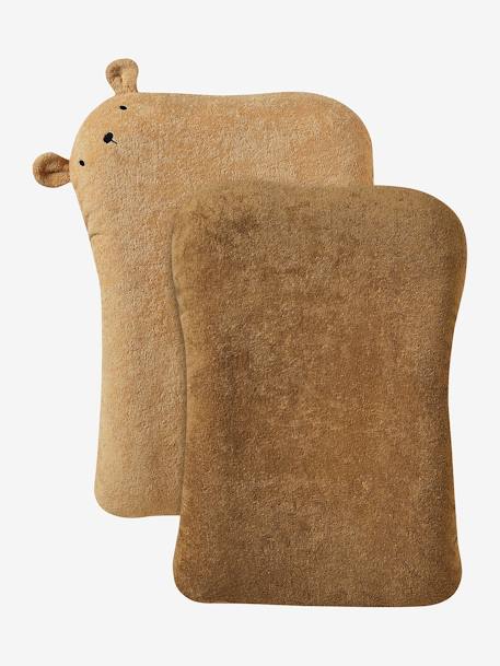 Lot 2 housses matelas à langer animaux bleu grisé+blush+multicolore+noisette+noix de pécan - vertbaudet enfant 