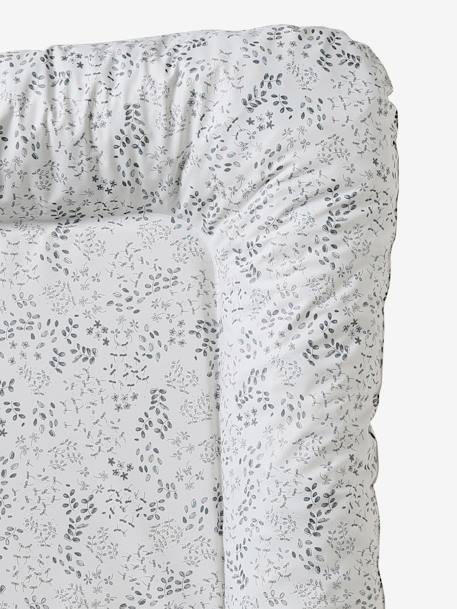 Verschoningsmatras VERTBAUDET  Leeuwen welp beige, bedrukt+ecru+groen, bedrukt+WIT GEDRUKTE - vertbaudet enfant 