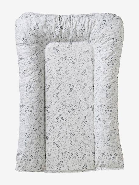 Verschoningsmatras VERTBAUDET  Leeuwen welp beige, bedrukt+ecru+groen, bedrukt+WIT GEDRUKTE - vertbaudet enfant 