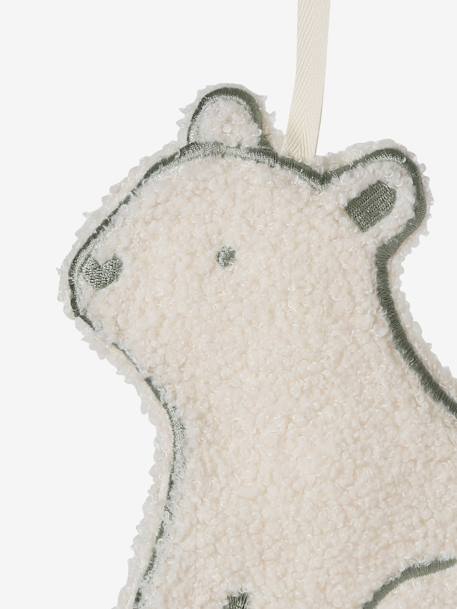 Fopspeenhouder IJsbeer sherpa ecru - vertbaudet enfant 