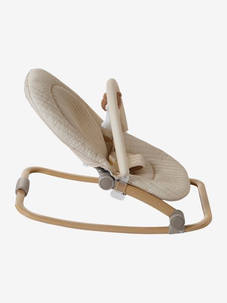 Transat avec arche Babydream beige imprimé+écru+gris/blanc+marine+tilleul - vertbaudet enfant 