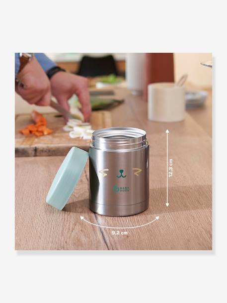 Contenant isotherme inox EAT'S ISY bleu gris - vertbaudet enfant 